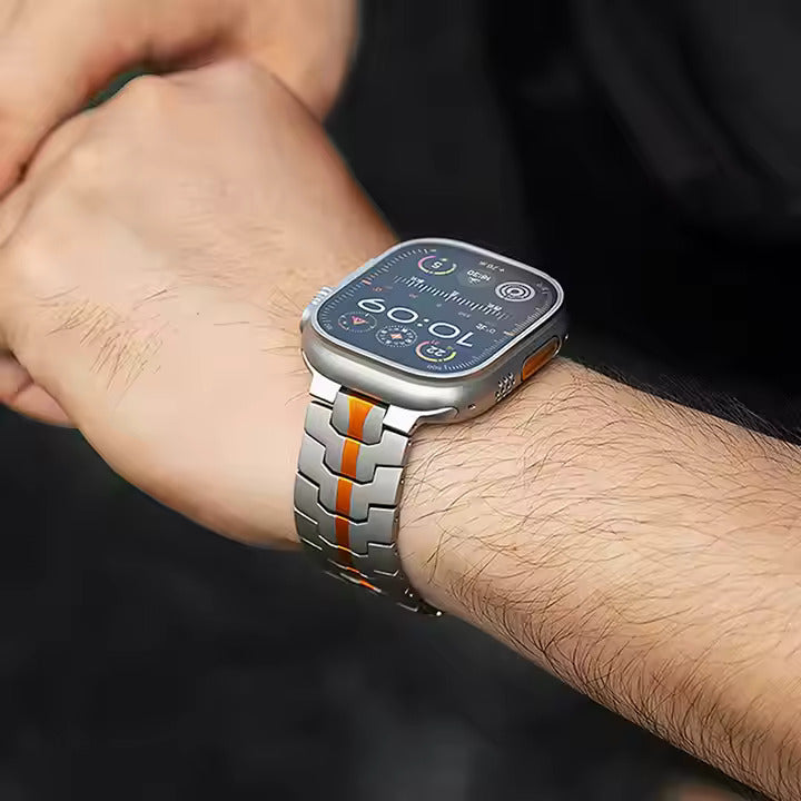 Titanium Dual Color Strap For Apple iWatch 49 MM Series Ultra/Ultra 2