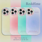 Candy Color Laser iPhone 17 Case – Shiny Gradient Frame & Glossy Protection