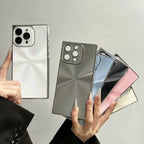 Square Aurora Shine Electroplated iPhone Case for iPhone 17 Series