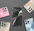 Square Aurora Shine Electroplated iPhone Case for iPhone 17 Series