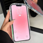 Candy Color Laser iPhone 17 Case – Shiny Gradient Frame & Glossy Protection