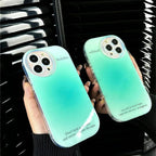 Candy Color Laser iPhone 17 Case – Shiny Gradient Frame & Glossy Protection