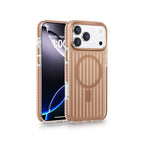 iPhone 17 Series: Corrugated Metallic MagSafe Shockproof Case