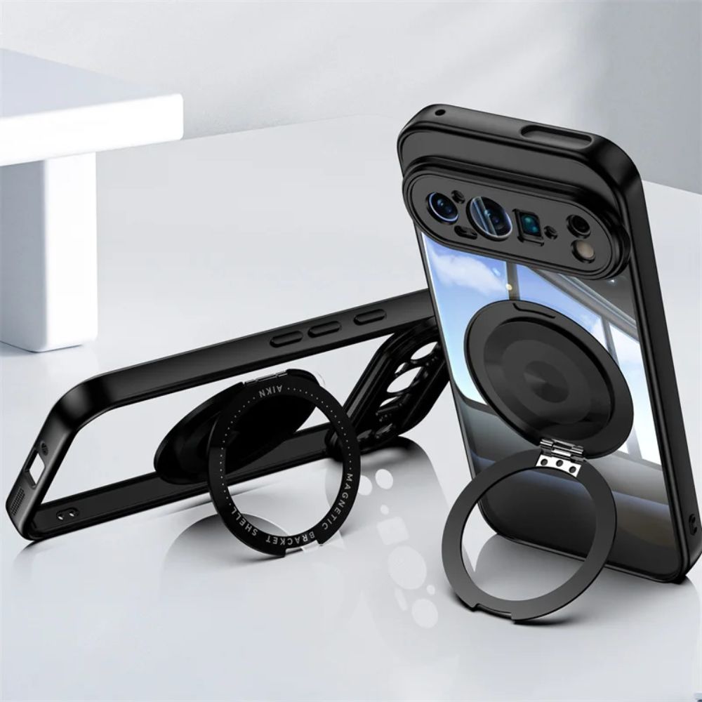 CrystalSpin – Eco-Friendly With 360° Metal Magnetic Stand