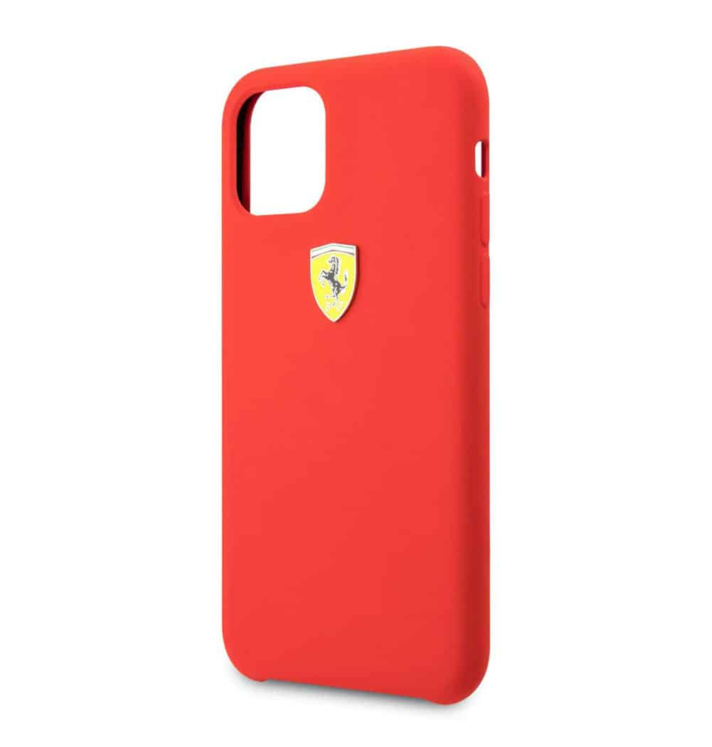 Ferrari ® iPhone Liquid Silicon Velvet-Touch Silk Finish Case