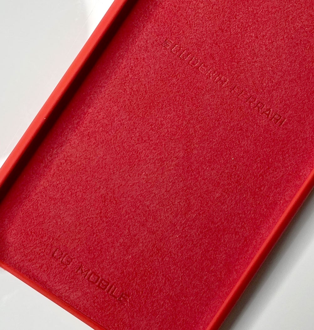 Ferrari ® iPhone Liquid Silicon Velvet-Touch Silk Finish Case