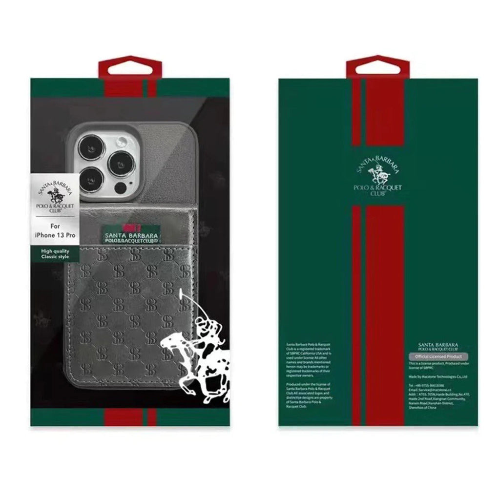 iPhone 13 Pro Max Cover - Santa Barbara HULDE Series Genuine Leather Case