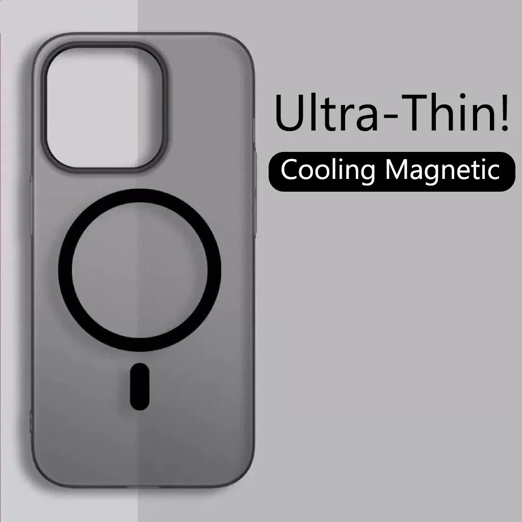 iPhone 16 Series Cover: Matte Finish MagSafe Protective Case