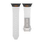 Transparent Silicone Sports Strap for Apple iWatch Ultra 1, 2, 49, 46, 45, 44, 42mm