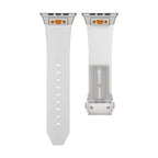 Transparent Silicone Sports Strap for Apple iWatch Ultra 1, 2, 49, 46, 45, 44, 42mm