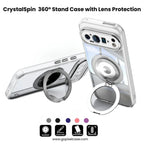CrystalSpin – Eco-Friendly With 360° Metal Magnetic Stand