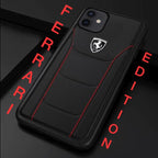 Ferrari ® iPhone X to 12 Pro Max Genuine Leather Crafted Case