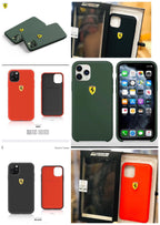 Ferrari ® iPhone Liquid Silicon Velvet-Touch Silk Finish Case