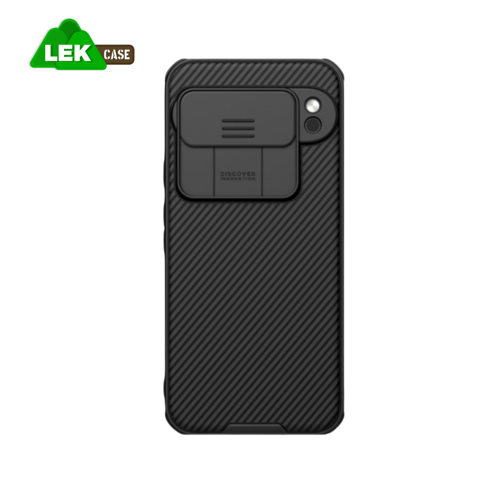 Black Mirror Phone Case Lens Push Window Slide Cover Protective Cover