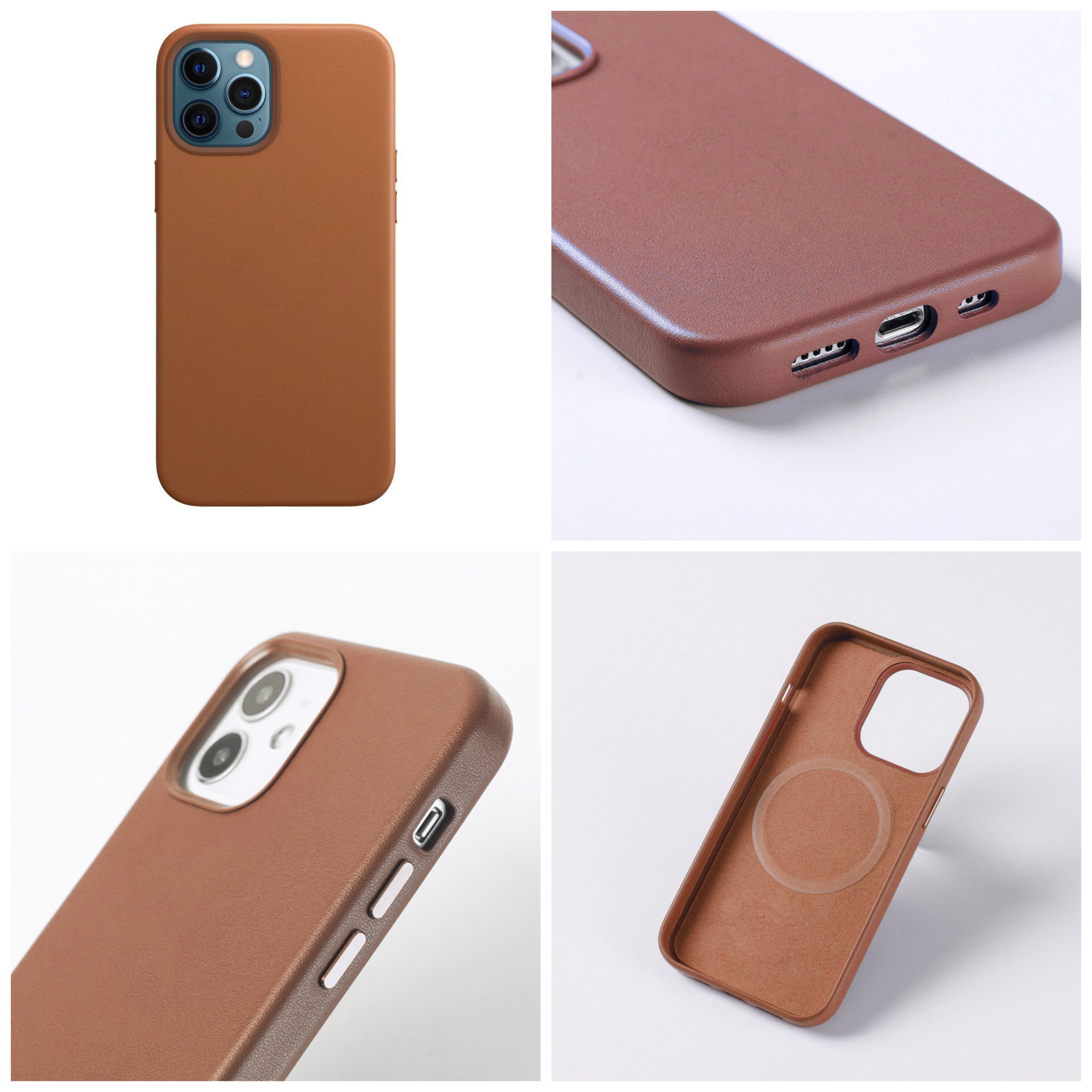 Genuine Leather Case with Mag-Safe for iPhone 12 & 13 Series