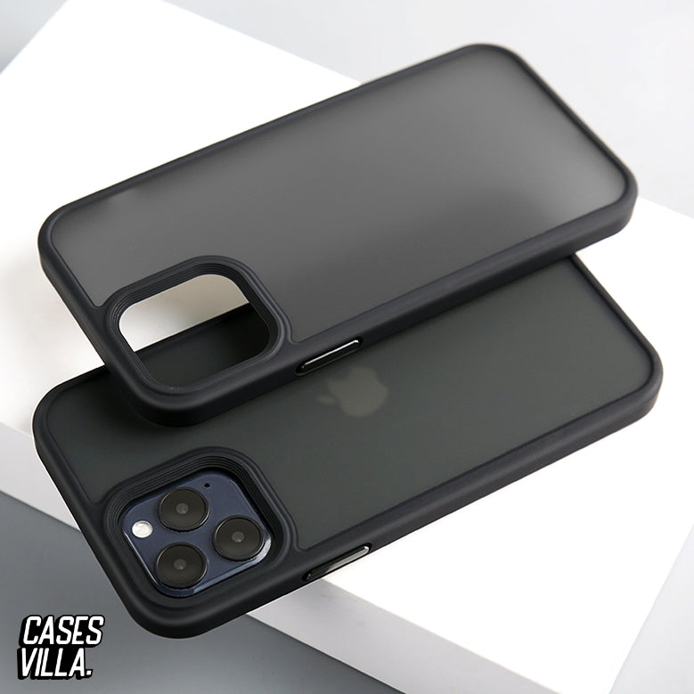 iPhone 13 Mini - Frosted Matte Drop & Camera Protection Case / Cover