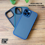 iPhone 13 Mini - Frosted Matte Drop & Camera Protection Case / Cover