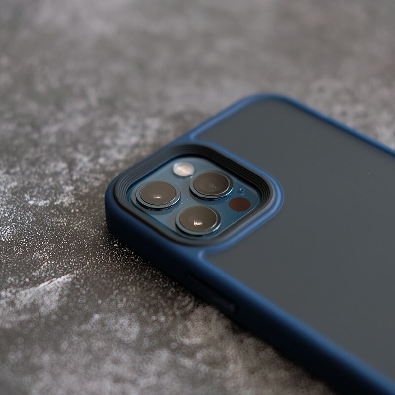 iPhone 13 Mini - Frosted Matte Drop & Camera Protection Case / Cover