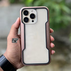 iPhone 14 / Pro / Max / Plus Case - Gold Defence Shield Metal Cover | Military Grade Protection