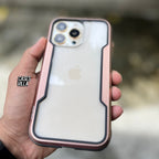 iPhone 14 / Pro / Max / Plus Case - Gold Defence Shield Metal Cover | Military Grade Protection