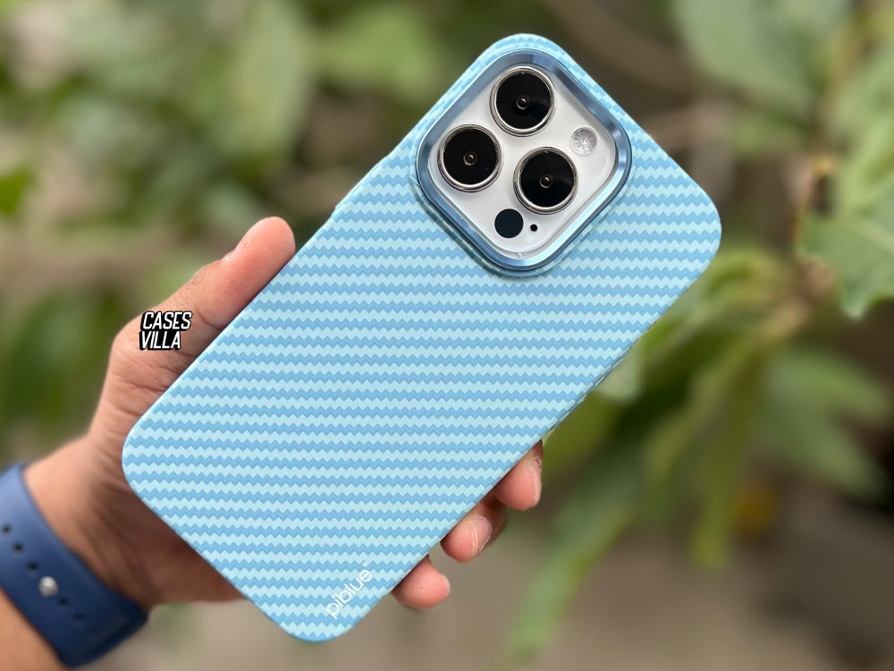 iPhone 14 Series Cover - Real Aramid Kevilar Case with Ultra Thin Carbon Fiber