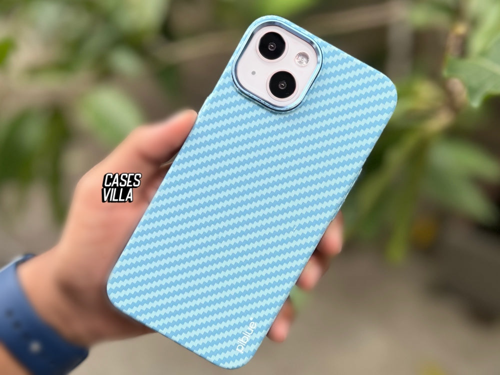 iPhone 14 Series Cover - Real Aramid Kevilar Case with Ultra Thin Carbon Fiber