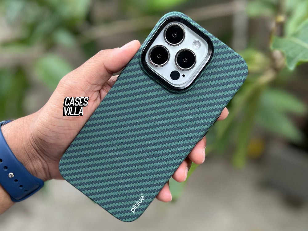 iPhone 14 Series Cover - Real Aramid Kevilar Case with Ultra Thin Carbon Fiber