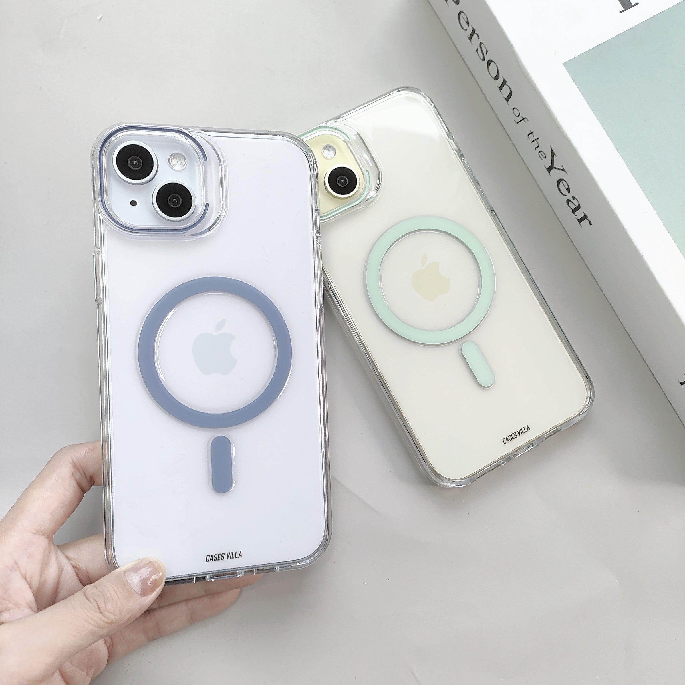 iPhone 15 Cover - Luxury MagSafe Anti-Yellow Clear Case