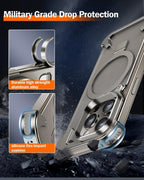 iPhone 15 Series: Frameless Armoured Case with Kickstand