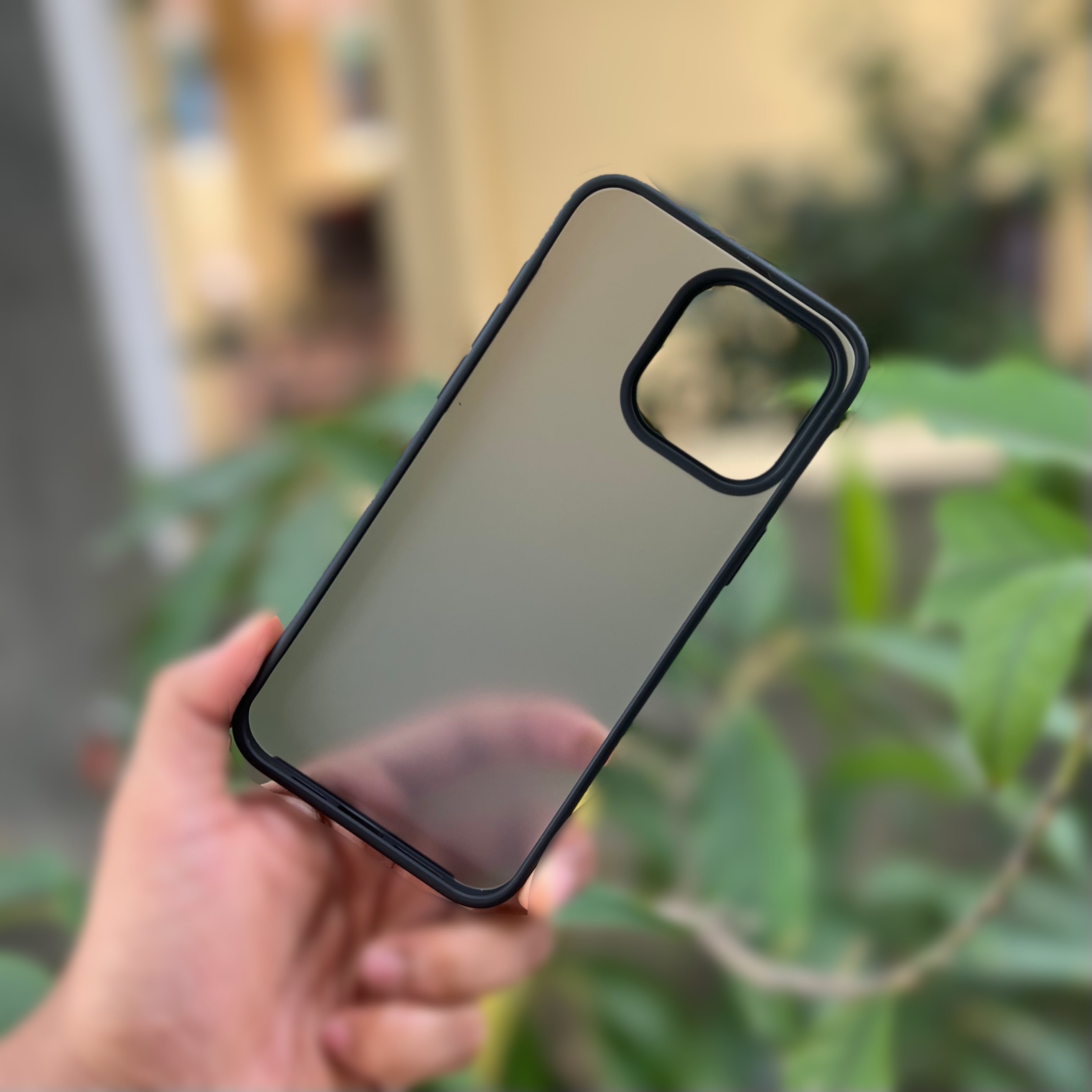 iPhone 15 Pro Max Cover - Ice Crystals Frosted Matte Protective Case