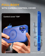 iPhone 16 Plus 360° Protection Case [BLUE] : Front Screen + Back Cover + Camera Protector