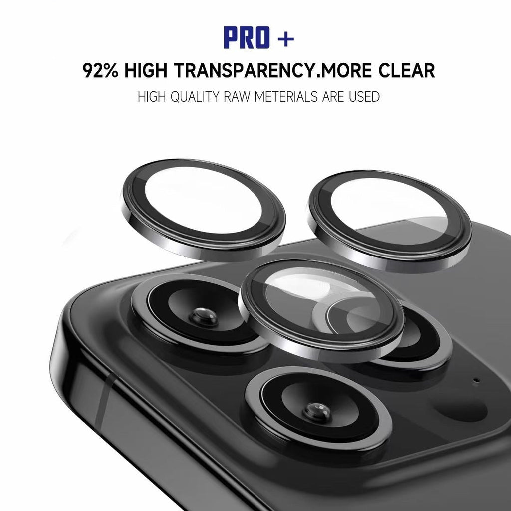 iPhone 16 Series : Stainless Steel | Sapphire Glass Camera Rings | PVD