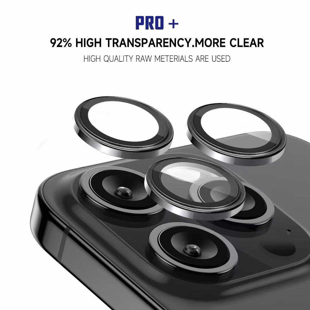 iPhone 16 Series : Stainless Steel | Sapphire Glass Camera Rings | PVD