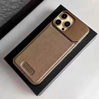 iPhone 16 Series: MagSafe Vegan Leather Case with Titanium Frame