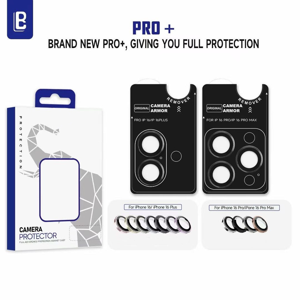 iPhone 16 Series : Stainless Steel | Sapphire Glass Camera Rings | PVD