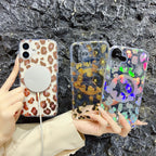 iPhone 17 Series : Chrome Leopard Print Case for Her