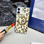 iPhone 17 Series : Chrome Leopard Print Case for Her