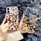 iPhone 17 Series : Chrome Leopard Print Case for Her