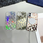 iPhone 17 Series : Chrome Leopard Print Case for Her