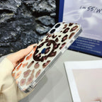 iPhone 17 Series : Chrome Leopard Print Case for Her