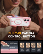 iPhone 17 360° Protection Case [PINK] : Front Screen + Back Cover + Camera Protection Inbuilt