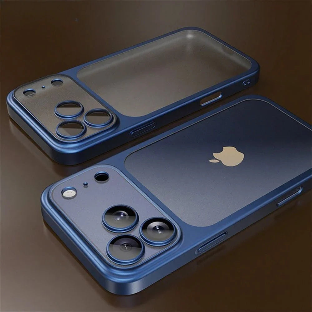 iPhone 17 Series: Matte Luxury Electroplating Case