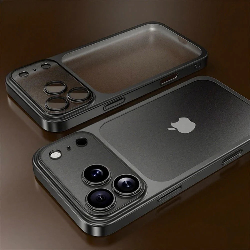 iPhone 17 Series: Matte Luxury Electroplating Case