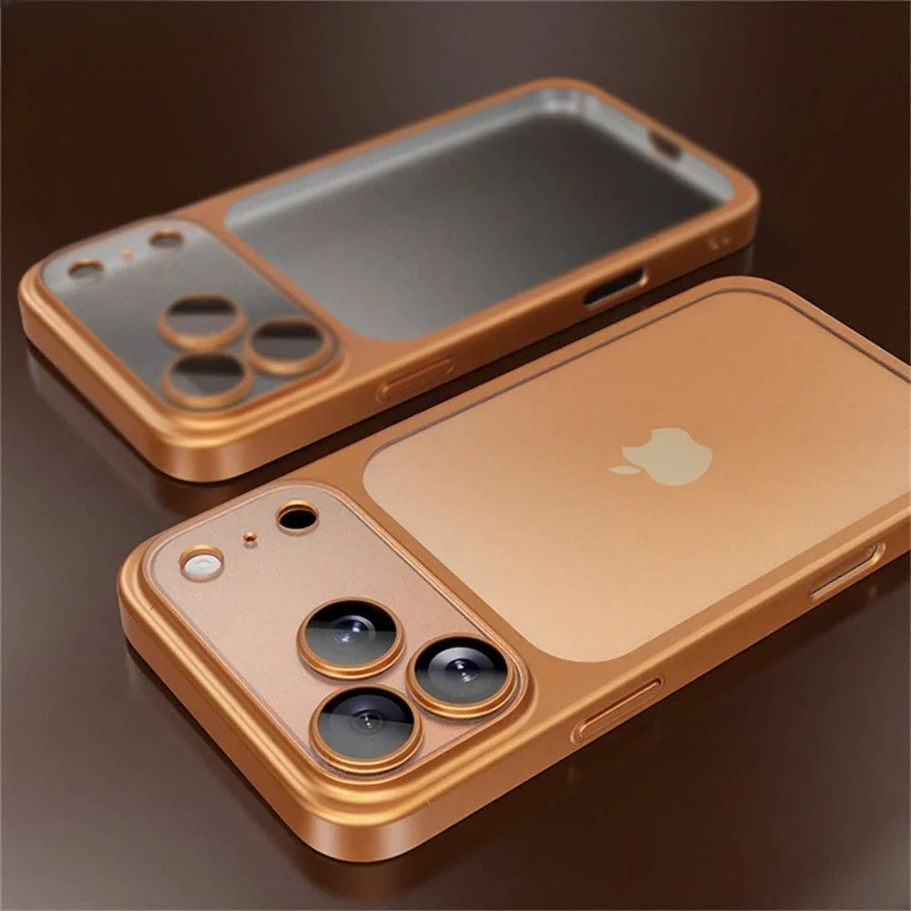 iPhone 17 Series: Matte Luxury Electroplating Case
