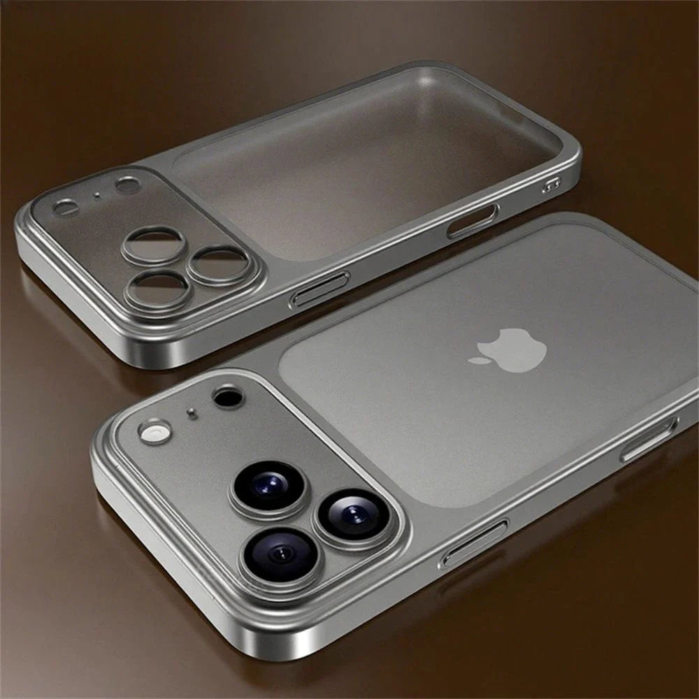 iPhone 17 Series: Matte Luxury Electroplating Case