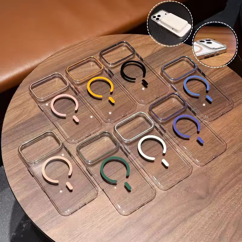 iPhone 17 Series: Luxury MagSafe Anti-Yellow Clear Case