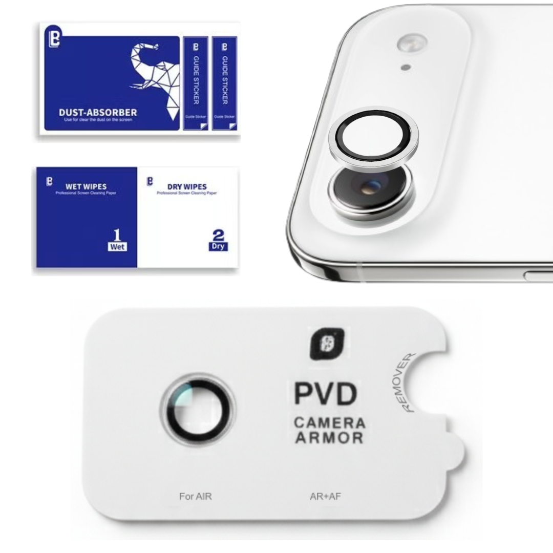 iPhone 17 Series : PVD Stainless Steel | Sapphire Glass Camera Rings | PVD