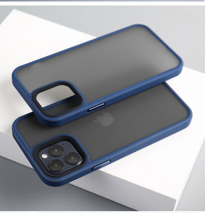 iPhone 13 Pro Max Cover - Frosted Matte Drop & Camera Protection Case