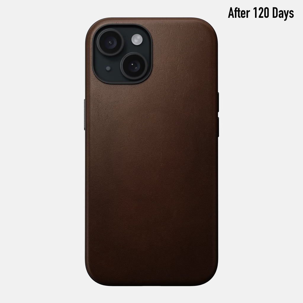 Modern Leather Case : iPhone 15 Series