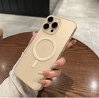 iPhone 16 Series Cover: Matte Finish MagSafe Protective Case